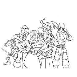 Coloring page: Viking (Characters) #149370 - Free Printable Coloring Pages