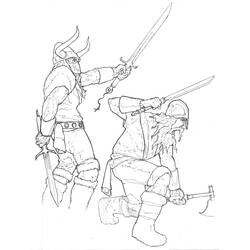 Coloring page: Viking (Characters) #149443 - Free Printable Coloring Pages