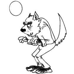 Coloring page: Werewolf (Characters) #100004 - Free Printable Coloring Pages
