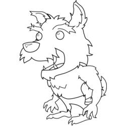 Coloring page: Werewolf (Characters) #100009 - Free Printable Coloring Pages
