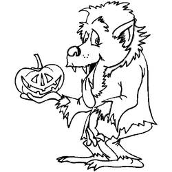 Coloring page: Werewolf (Characters) #99996 - Free Printable Coloring Pages