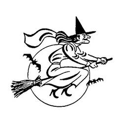 Coloring page: Witch (Characters) #108182 - Free Printable Coloring Pages