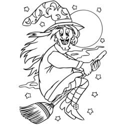 Coloring page: Witch (Characters) #108263 - Free Printable Coloring Pages