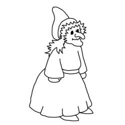 Coloring page: Witch (Characters) #108339 - Free Printable Coloring Pages