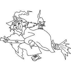 Coloring page: Witch (Characters) #108353 - Free Printable Coloring Pages