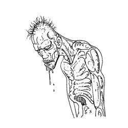 Coloring page: Zombie (Characters) #85538 - Free Printable Coloring Pages