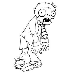 Coloring page: Zombie (Characters) #85560 - Free Printable Coloring Pages