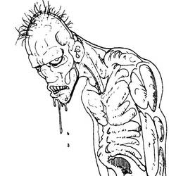 Coloring page: Zombie (Characters) #85570 - Free Printable Coloring Pages