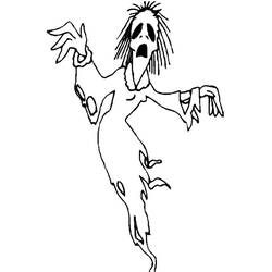 Coloring page: Zombie (Characters) #85740 - Free Printable Coloring Pages