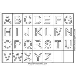 Coloring page: Alphabet (Educational) #124594 - Free Printable Coloring Pages
