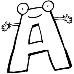 Coloring page: Alphabet (Educational) #124727 - Free Printable Coloring Pages