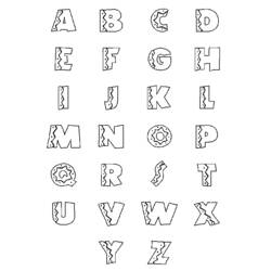Coloring page: Alphabet (Educational) #124933 - Free Printable Coloring Pages