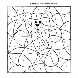 Coloring page: Coloring by numbers (Educational) #125525 - Free Printable Coloring Pages