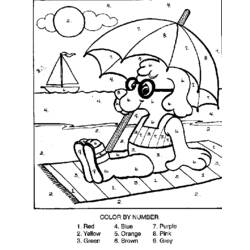 Coloring page: Coloring by numbers (Educational) #125532 - Free Printable Coloring Pages