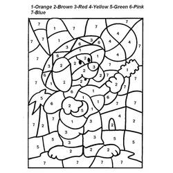 Coloring page: Coloring by numbers (Educational) #125542 - Free Printable Coloring Pages