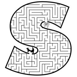Coloring page: Labyrinths (Educational) #126456 - Free Printable Coloring Pages