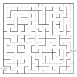Coloring page: Labyrinths (Educational) #126460 - Free Printable Coloring Pages