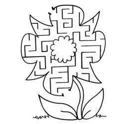 Coloring page: Labyrinths (Educational) #126476 - Free Printable Coloring Pages