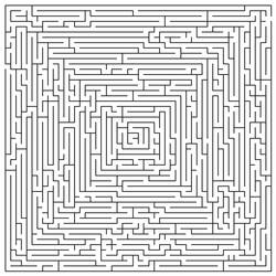 Coloring page: Labyrinths (Educational) #126485 - Free Printable Coloring Pages