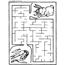 Coloring page: Labyrinths (Educational) #126500 - Free Printable Coloring Pages