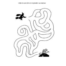 Coloring page: Labyrinths (Educational) #126512 - Free Printable Coloring Pages