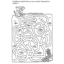 Coloring page: Labyrinths (Educational) #126521 - Free Printable Coloring Pages