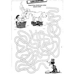 Coloring page: Labyrinths (Educational) #126548 - Free Printable Coloring Pages