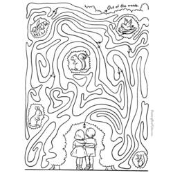 Coloring page: Labyrinths (Educational) #126565 - Free Printable Coloring Pages
