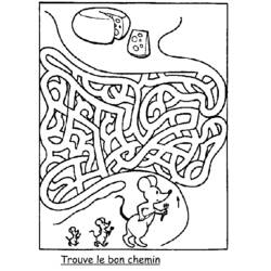 Coloring page: Labyrinths (Educational) #126617 - Free Printable Coloring Pages