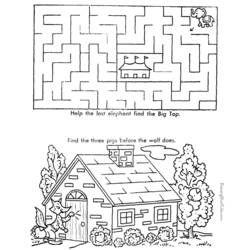Coloring page: Labyrinths (Educational) #126674 - Free Printable Coloring Pages