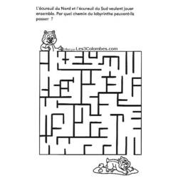 Coloring page: Labyrinths (Educational) #126677 - Free Printable Coloring Pages