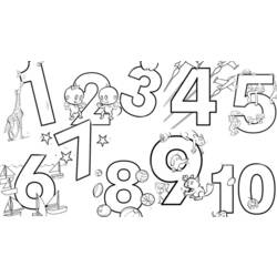 Coloring page: Numbers (Educational) #125135 - Free Printable Coloring Pages