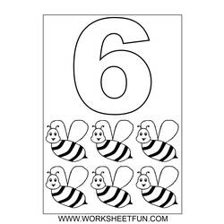 Coloring page: Numbers (Educational) #125211 - Free Printable Coloring Pages