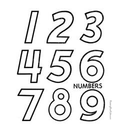 Coloring page: Numbers (Educational) #125275 - Free Printable Coloring Pages