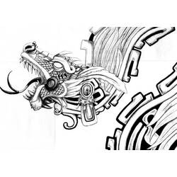 Coloring page: Aztec Mythology (Gods and Goddesses) #111546 - Free Printable Coloring Pages