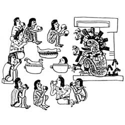 Coloring page: Aztec Mythology (Gods and Goddesses) #111622 - Free Printable Coloring Pages