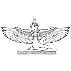 Coloring page: Egyptian Mythology (Gods and Goddesses) #111174 - Free Printable Coloring Pages