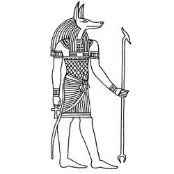 Coloring page: Egyptian Mythology (Gods and Goddesses) #111329 - Free Printable Coloring Pages