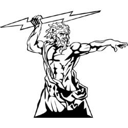 Coloring page: Greek Mythology (Gods and Goddesses) #109762 - Free Printable Coloring Pages