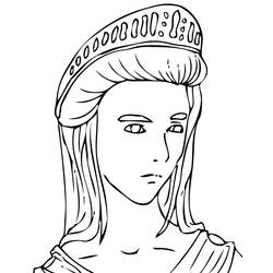 Coloring page: Greek Mythology (Gods and Goddesses) #109908 - Free Printable Coloring Pages