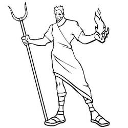 Coloring page: Greek Mythology (Gods and Goddesses) #109963 - Free Printable Coloring Pages