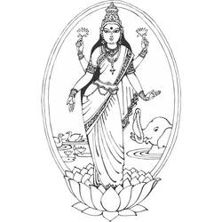Coloring page: Hindu Mythology (Gods and Goddesses) #109359 - Free Printable Coloring Pages