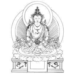 Coloring page: Hindu Mythology: Buddha (Gods and Goddesses) #89533 - Free Printable Coloring Pages