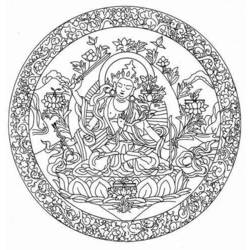 Coloring page: Hindu Mythology: Buddha (Gods and Goddesses) #89536 - Free Printable Coloring Pages