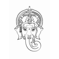Coloring page: Hindu Mythology: Ganesh (Gods and Goddesses) #96920 - Free Printable Coloring Pages