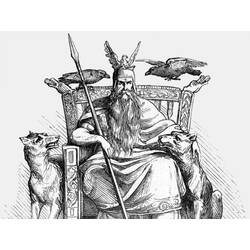 Coloring page: Norse Mythology (Gods and Goddesses) #110422 - Free Printable Coloring Pages