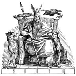 Coloring page: Norse Mythology (Gods and Goddesses) #110518 - Free Printable Coloring Pages