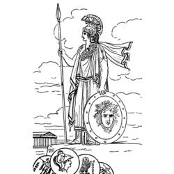 Coloring page: Roman Mythology (Gods and Goddesses) #110073 - Free Printable Coloring Pages