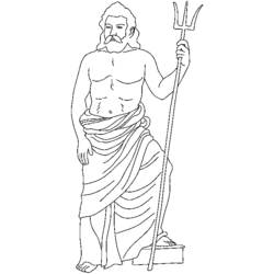 Coloring page: Roman Mythology (Gods and Goddesses) #110091 - Free Printable Coloring Pages