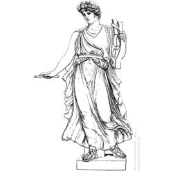 Coloring page: Roman Mythology (Gods and Goddesses) #110115 - Free Printable Coloring Pages